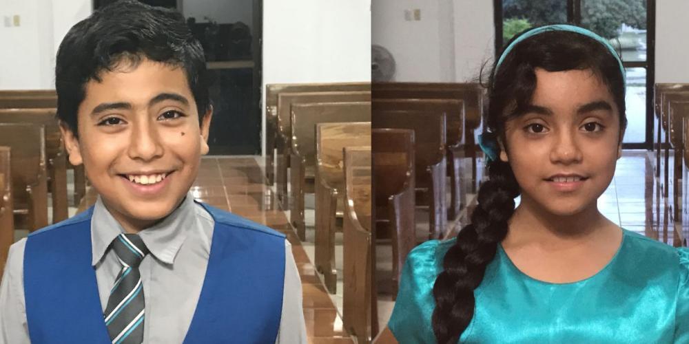 Jerson Makhwani, 12, and his sister, Dalisa, 10. (Andrew McChesney / Adventist Mission)