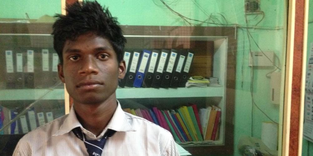 Twelfth-grader Shanker, who uses only one name, says Jesus changed his life after he entered an Adventist boarding school. (Andrew McChesney / Adventist Mission)