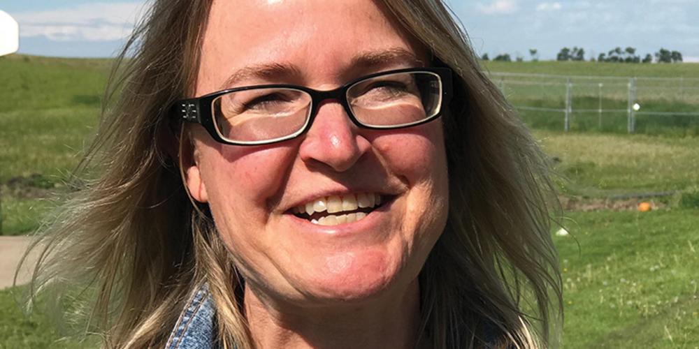 Darlene Thiessen, 45​, has taught every grade during her 14 years at Mamawi Atosketan Native School in Canada. This year she is teaching the third grade. (Andrew McChesney / Adventist Mission)